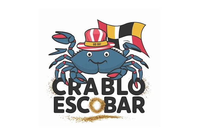 create a distinctive, copyright compliant crab business logo