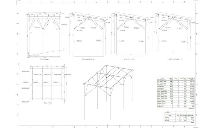 provide expert solar structure and fabrication drawings