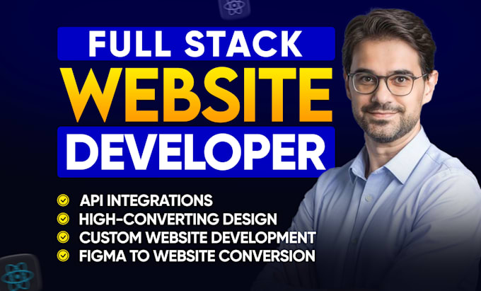 develop ai website, ai web app, ai saas, or ai software as full stack developer