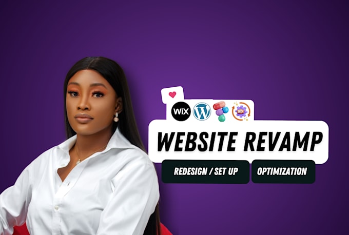revamp, redesign and optimize your wix website
