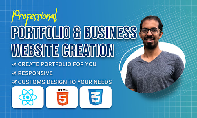 Build a simple portfolio or business website for you by Galoiring | Fiverr