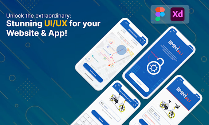 do UI UX design for mobile apps, web design, wireframes, and prototype