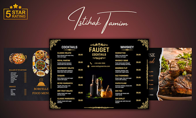 Food Menu File Design professional restaurant food menu for you by Istihaktamim693 ...