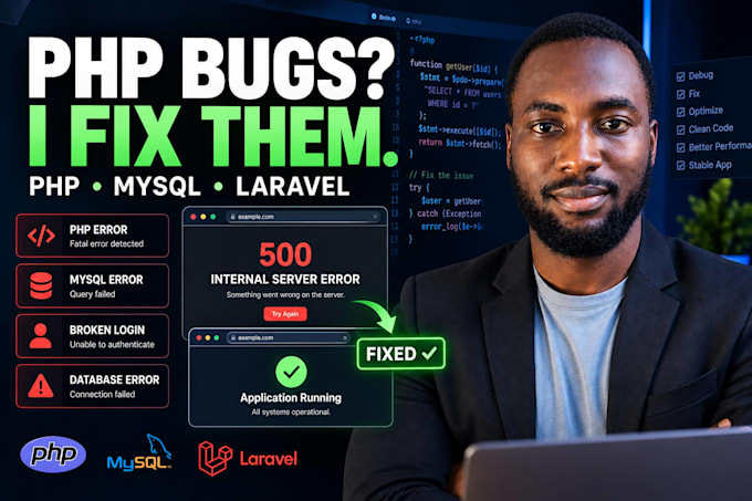 fix PHP bugs, errors and mysql issues