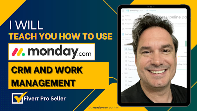 teach you how to use monday CRM work management