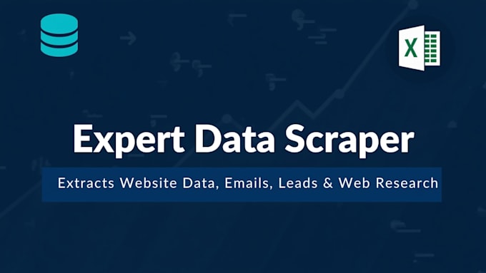 an expert data scraper extracts website data, emails, leads, and web research