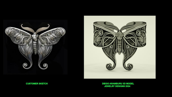 make 3d jewelry designs with manufacturing experience