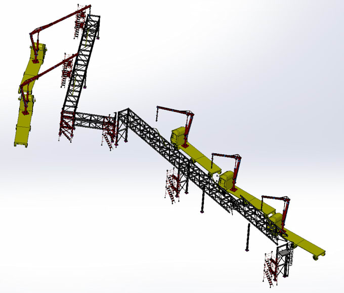create 3d layout for workshop or construction plan