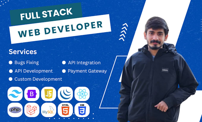 do custom website development as full stack web developer