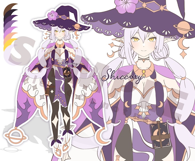 create a surprise character design skeb like commission