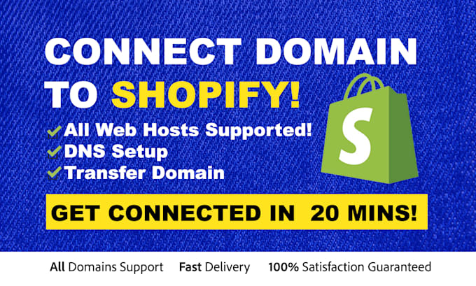 connect your domain to shopify store
