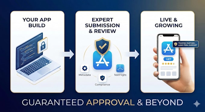 help you release your ios app to the app store with guaranteed approval