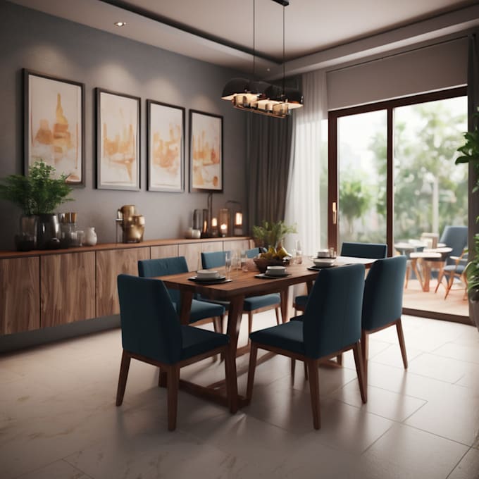 design 2d and 3d photorealistic architectural render