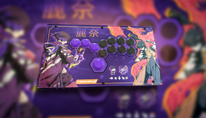 design a custom artwork for your arcade fightstick