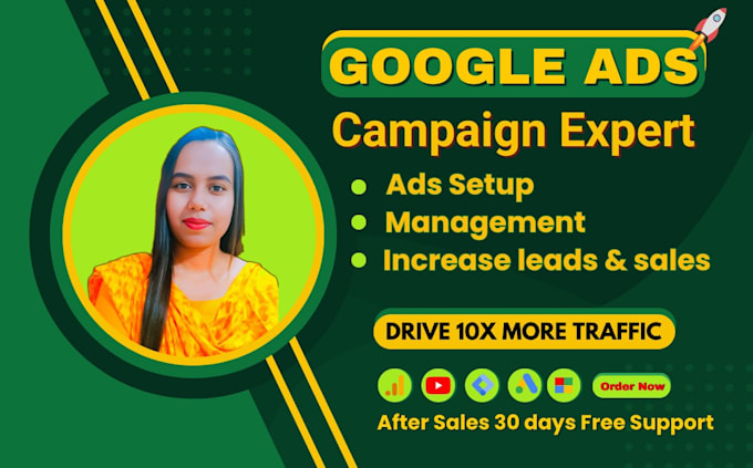setup google ads adwords PPC campaign and optimization as a marketing specialist