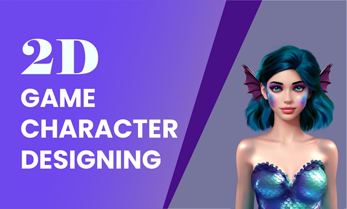 create unique and professional 2d game character designing
