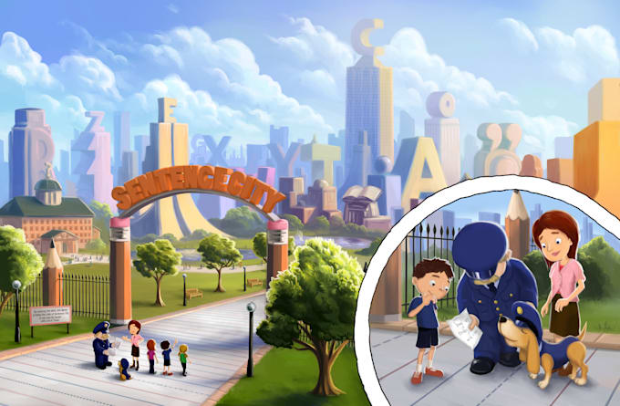 illustrate your childrens story, no ai, real human artist