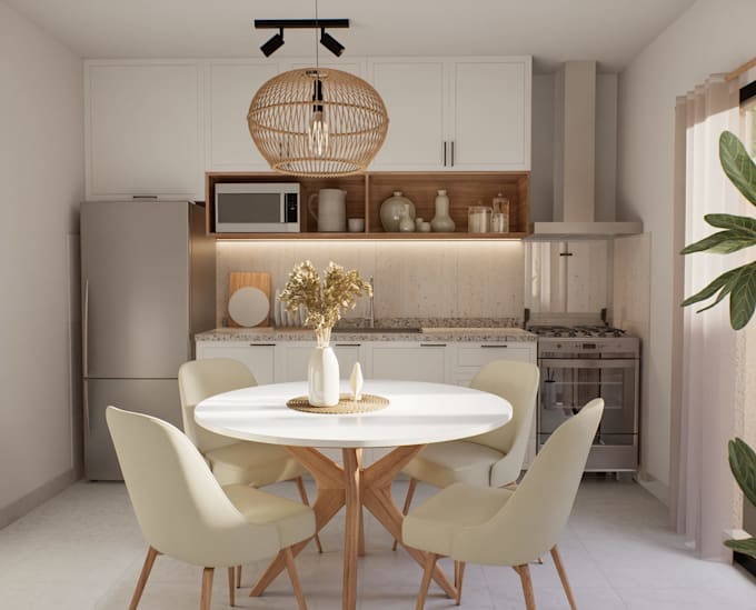 create hyperrealistic interior renders