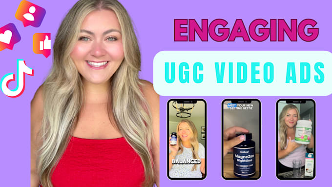 create ugc videos and ads for tiktok or other social media
