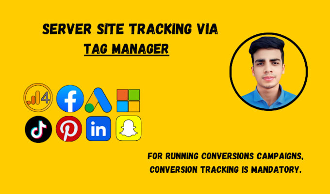 fix or setup server site conversion tracking, via google tag manager