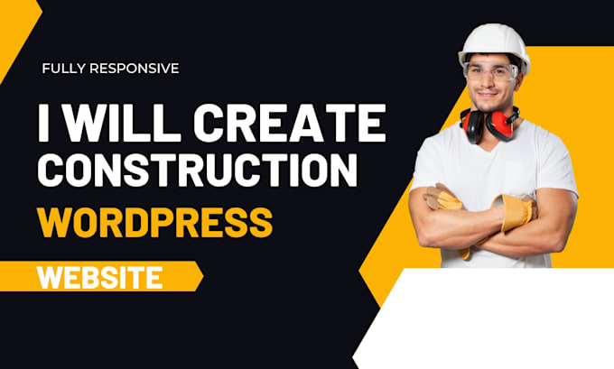 create professional construction wordpress website