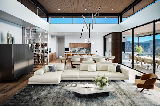 create high quality interior visualization and fast turnaround
