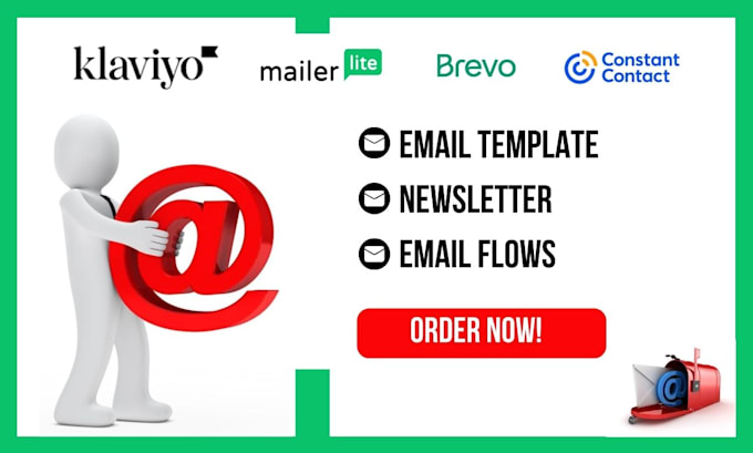 Design brevo canva constant contact mailerlite klaviyo email template