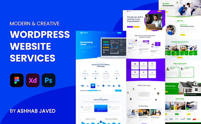 create a professional wordpress website design as expert wordpress developer