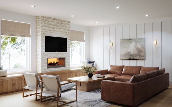 create interior design and virtual staging in sketchup