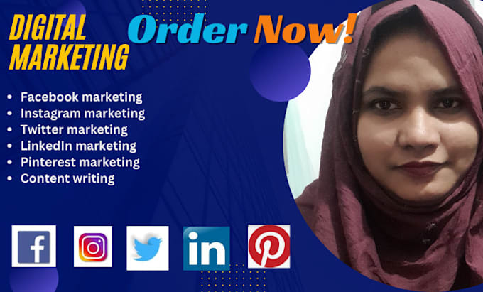 be your social media manager and digital marketer