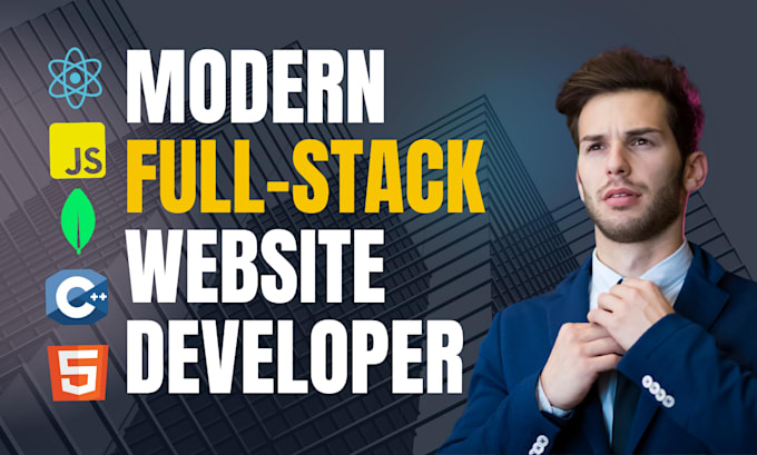 create full stack responsive web app react node javascript