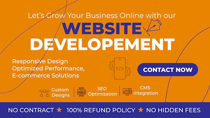 design, redesign, and develop website for your business
