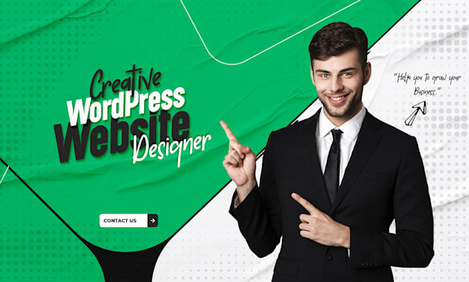 design a clean, dynamic, responsive wordpress website