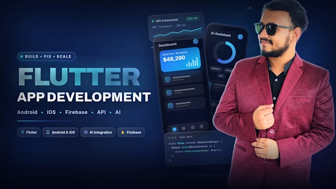develop ai apps, ai websites, chatbots and smart ai agents
