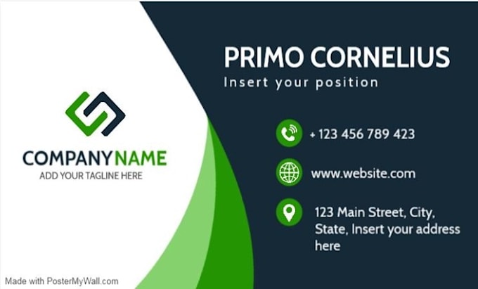 create a eco friendly business card for you