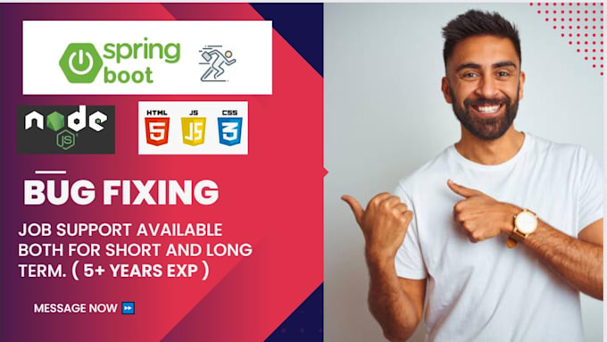 fix bugs and add features to your java spring boot