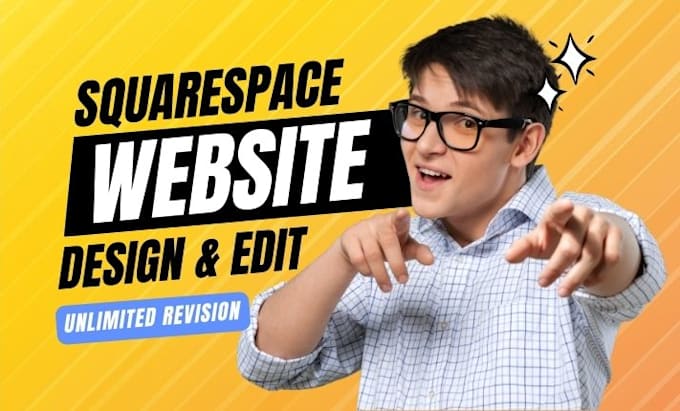edit squarespace website design and website development