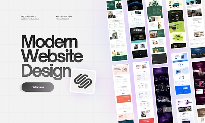design a modern squarespace website for your business