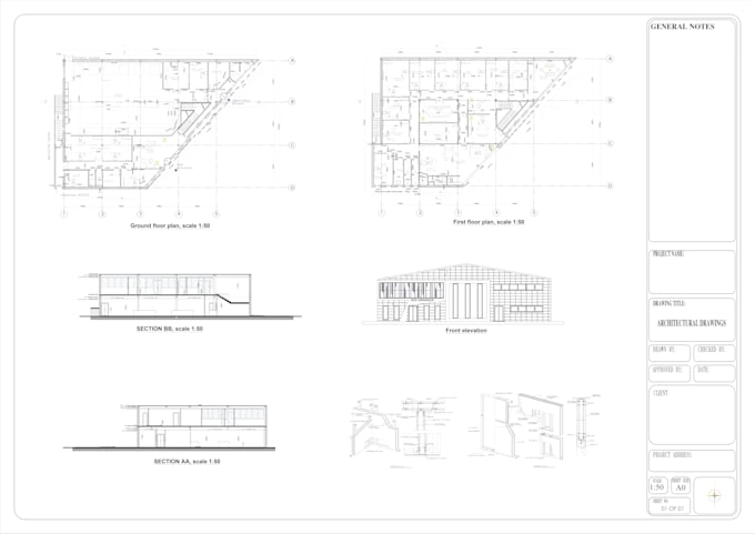 create 2d floor plans, 3d modeling and permit drawings