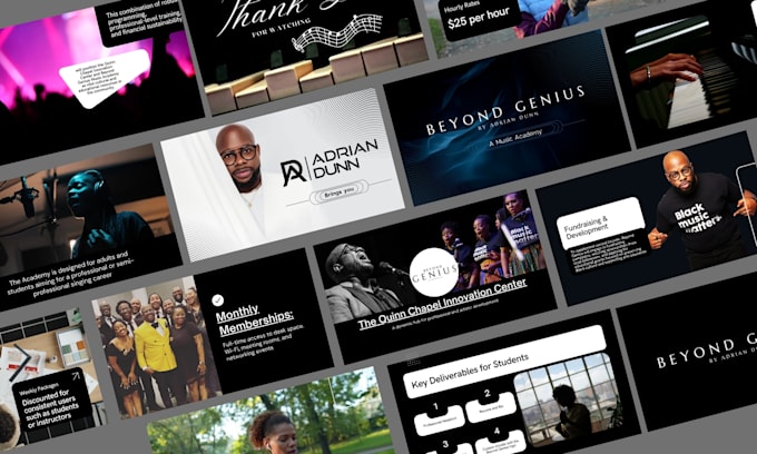 create the perfect video pitch deck or video presentation for a startup or film