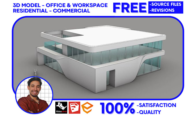 3d architecture modeling with rhinoceros or sketchup