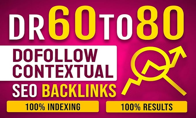 do high quality contextual DR 80 SEO dofollow backlinks