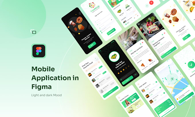 Design professional mobile app uiux in figma with prototype by Sundus ...