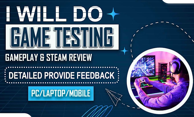 test and review your game on steam, epic, or play store