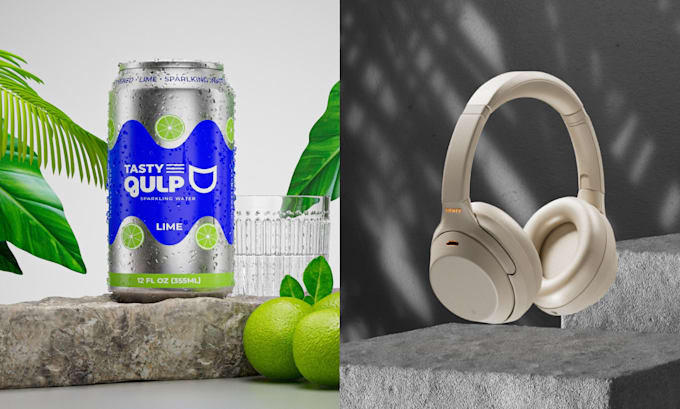 do realistic 3d profissional render for your product