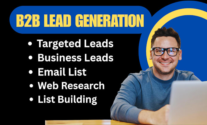 do b2b lead generation, web research, contact list, email list