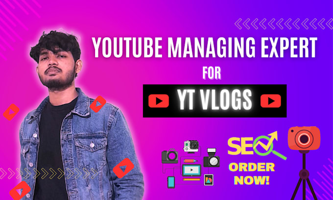 be youtube managing expert for vlogs