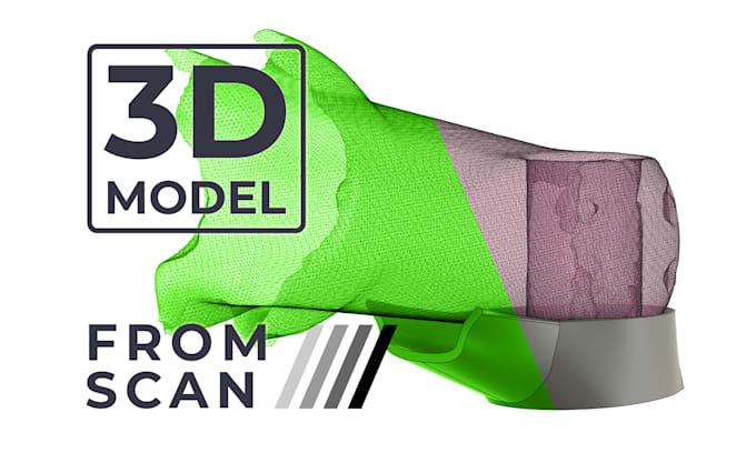 create a 3d model from a 3d scan ready for 3d printing