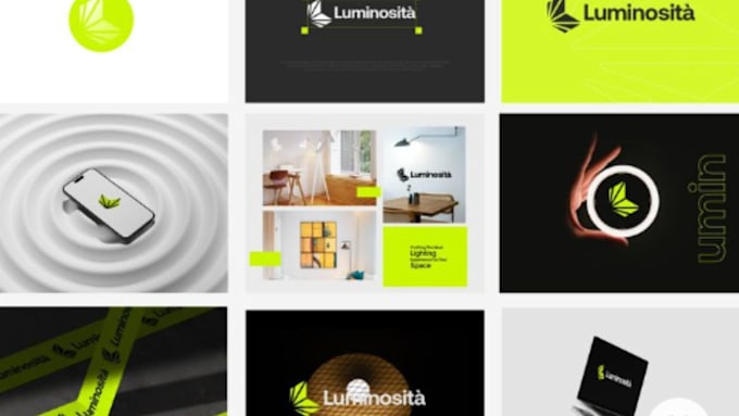 design a minimalist logo and brand identity style guide