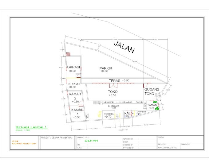 draw floor plan in autocad